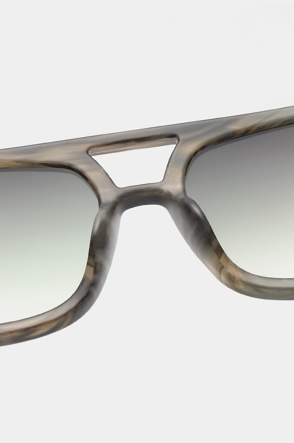 Kaya Sunglasses Striped Horn