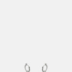 ABOAB Citrine Flash Silver Hoops.