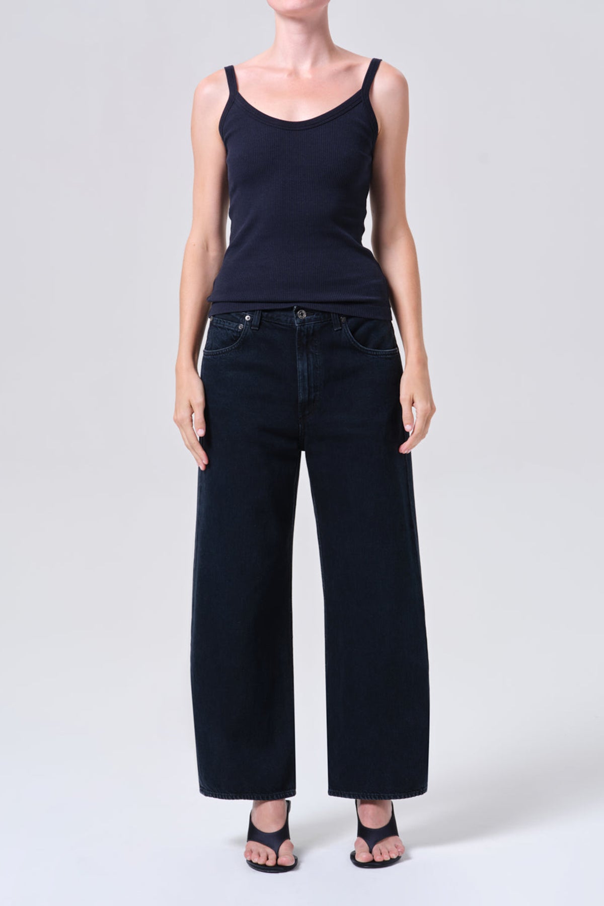 Low Curve Jean Crop Crushed