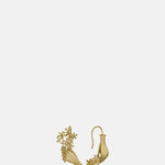 Alex Monroe Asymmetric Gift of Flowers Bouquet Drop Earrings Gold.