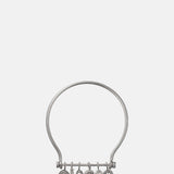 Alex Monroe Boatyard Bangle with Mudlark Charms Silver.