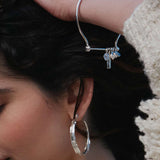 Boatyard Bangle with Mudlark Charms Silver