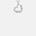 Alex Monroe Floral Heart Necklace with Itsy Bitsy Bee Silver.