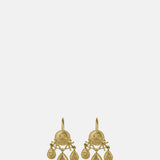 Alex Monroe Gratitude for Nature Girandole Earrings Gold.