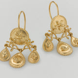 Gratitude for Nature Girandole Earrings Gold