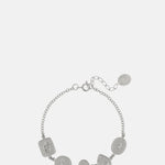 Alex Monroe Gratitude for Nature Linked Station Bracelet Silver.