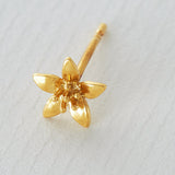 Lemon Blossom Single Stud Earring Gold