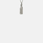 Alex Monroe Not To Be Taken Poison Bottle Necklace Silver.