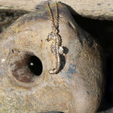Seahorse Necklace Gold