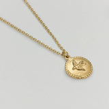 Small Ex-Voto Swallow Necklace Gold