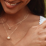 Teeny Tiny Bumblebee Necklace 18ct Solid Gold