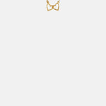 Alex Monroe Teeny Tiny Linked Heart in Line Necklace 18ct Solid Gold.