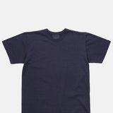 Allevol Heavy Duty Crew Neck T-Shirt Navy.