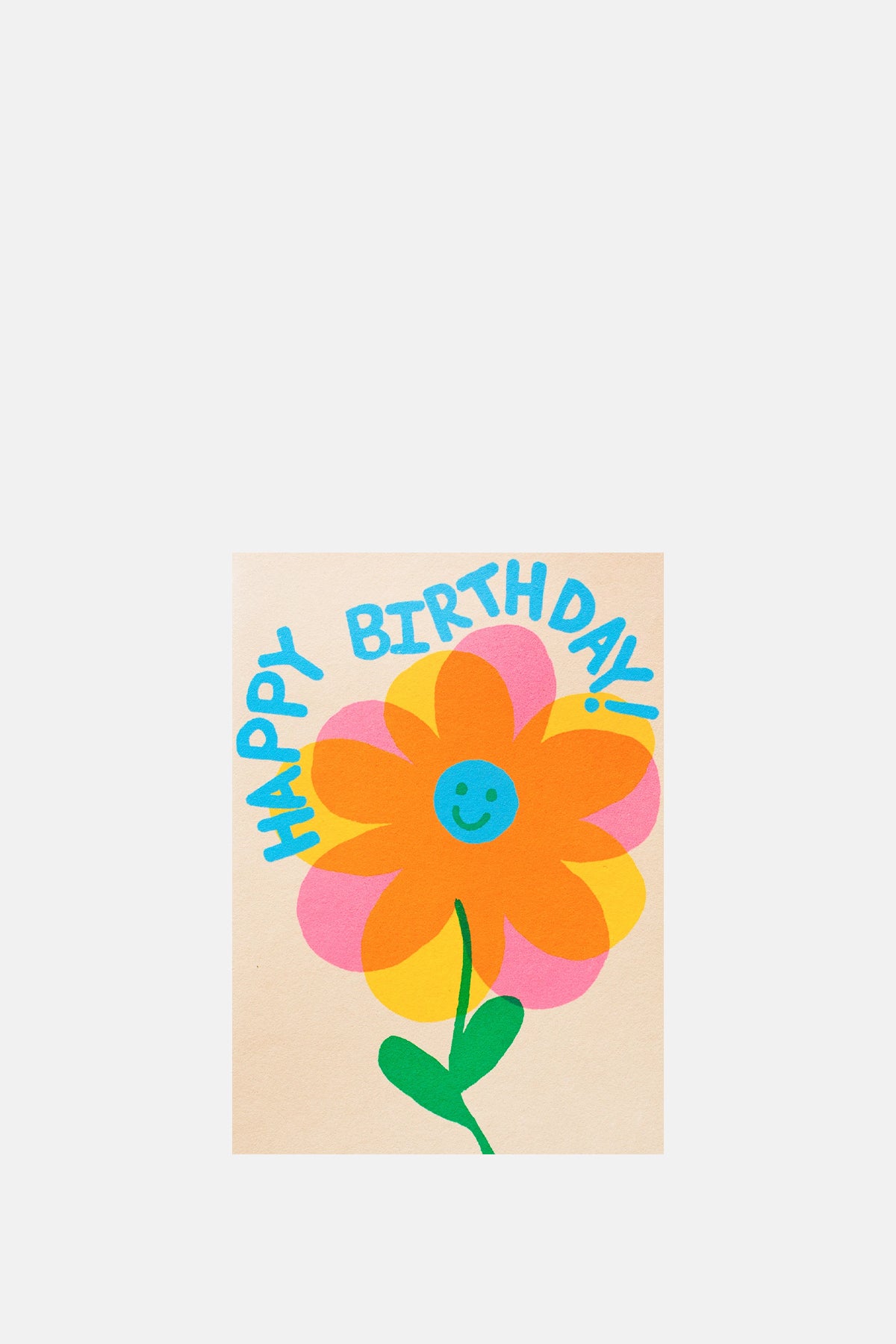 Alphabet Studios Birthday Flower Card.