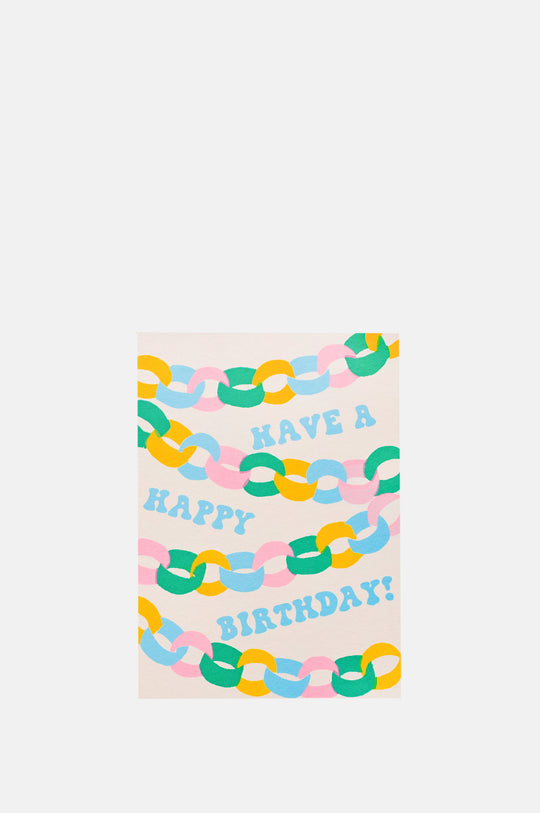 Birthday Paper Chain Card