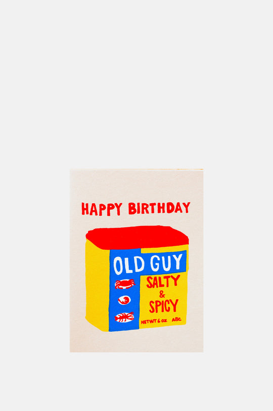 Old Guy Birthday Card