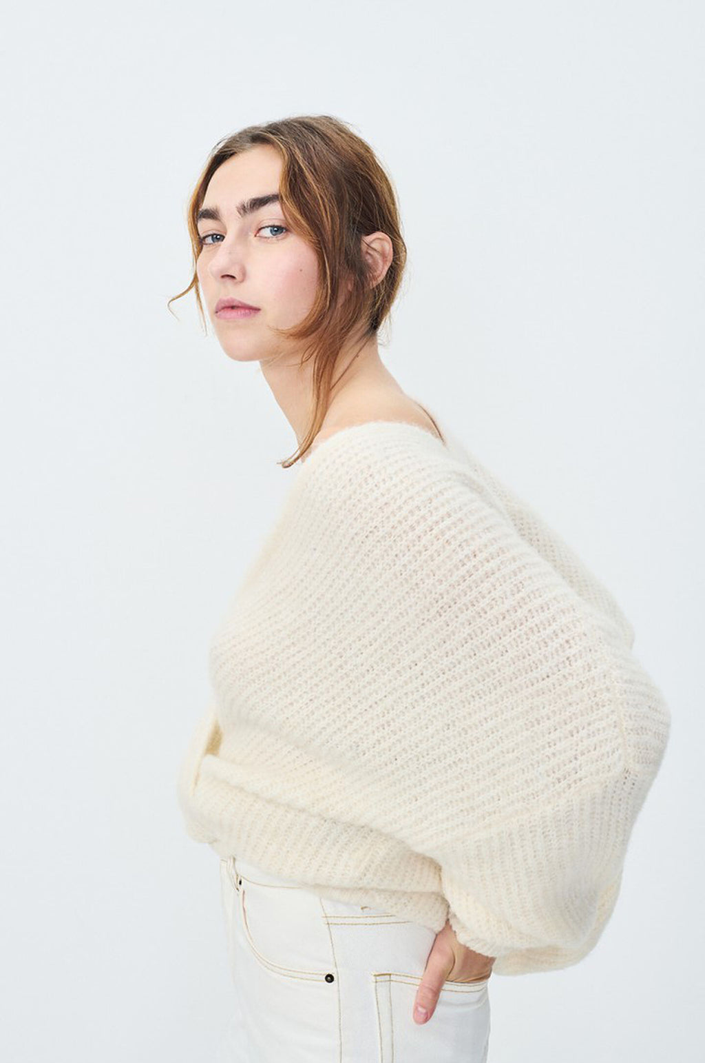 East Cardigan Pearl Melange