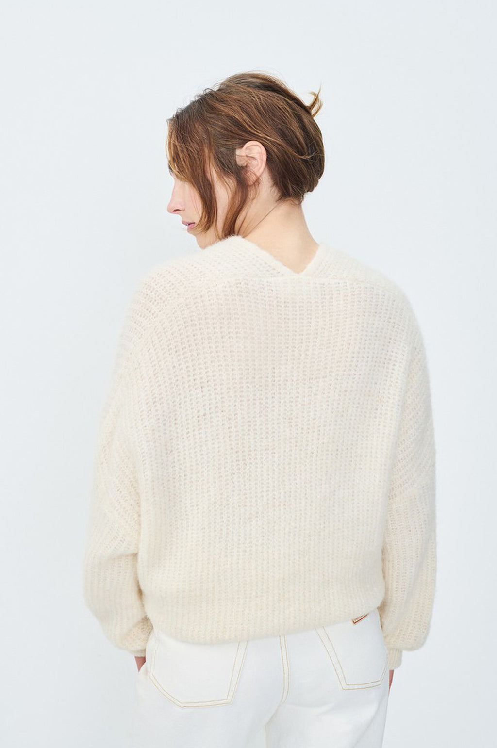 East Cardigan Pearl Melange