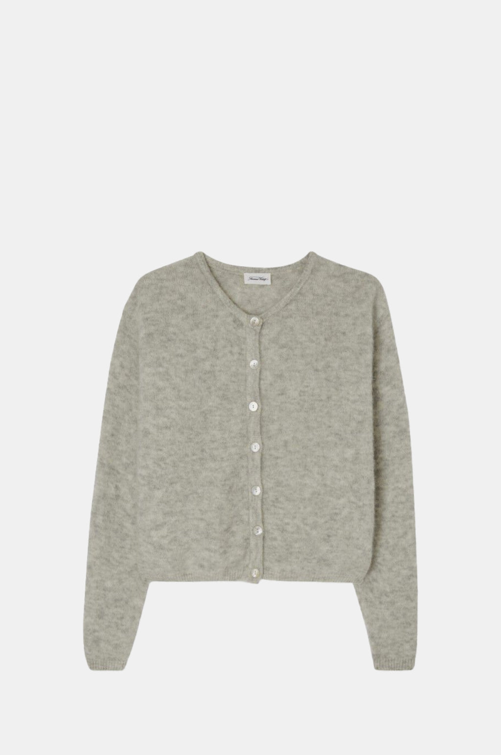 American Vintage Vitow Cardigan Gris Clair Chine.