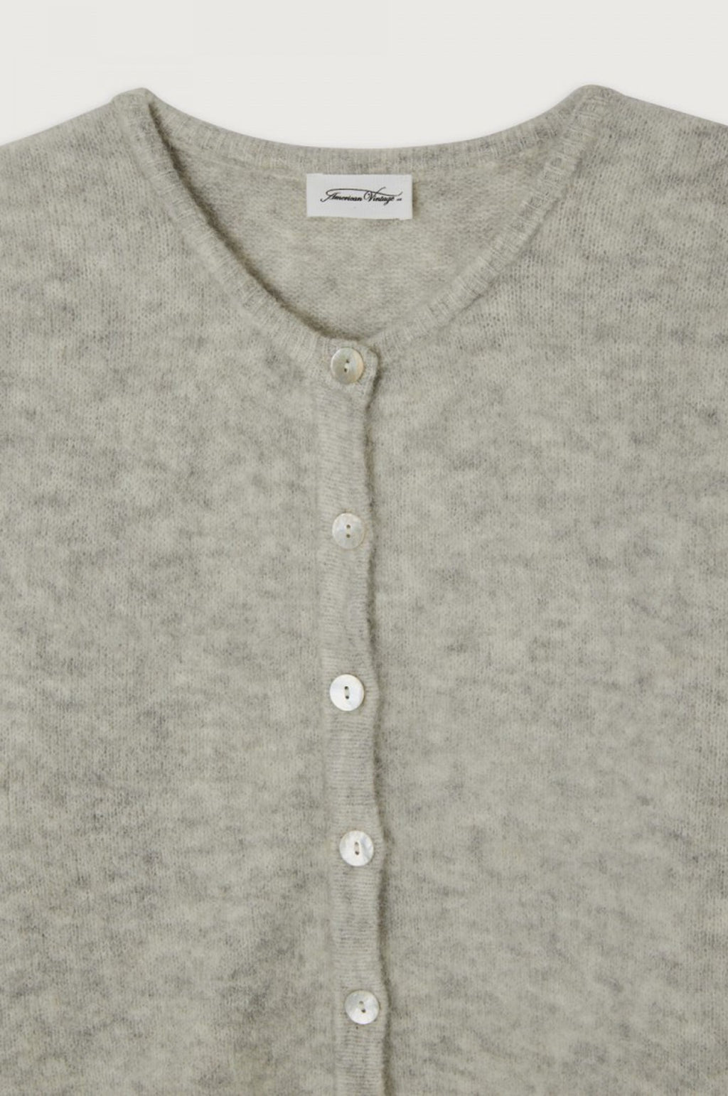 Vitow Cardigan Gris Clair Chine