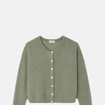 American Vintage Vitow Cardigan Kaki Multichine.