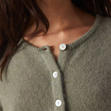 Vitow Cardigan Kaki Multichine