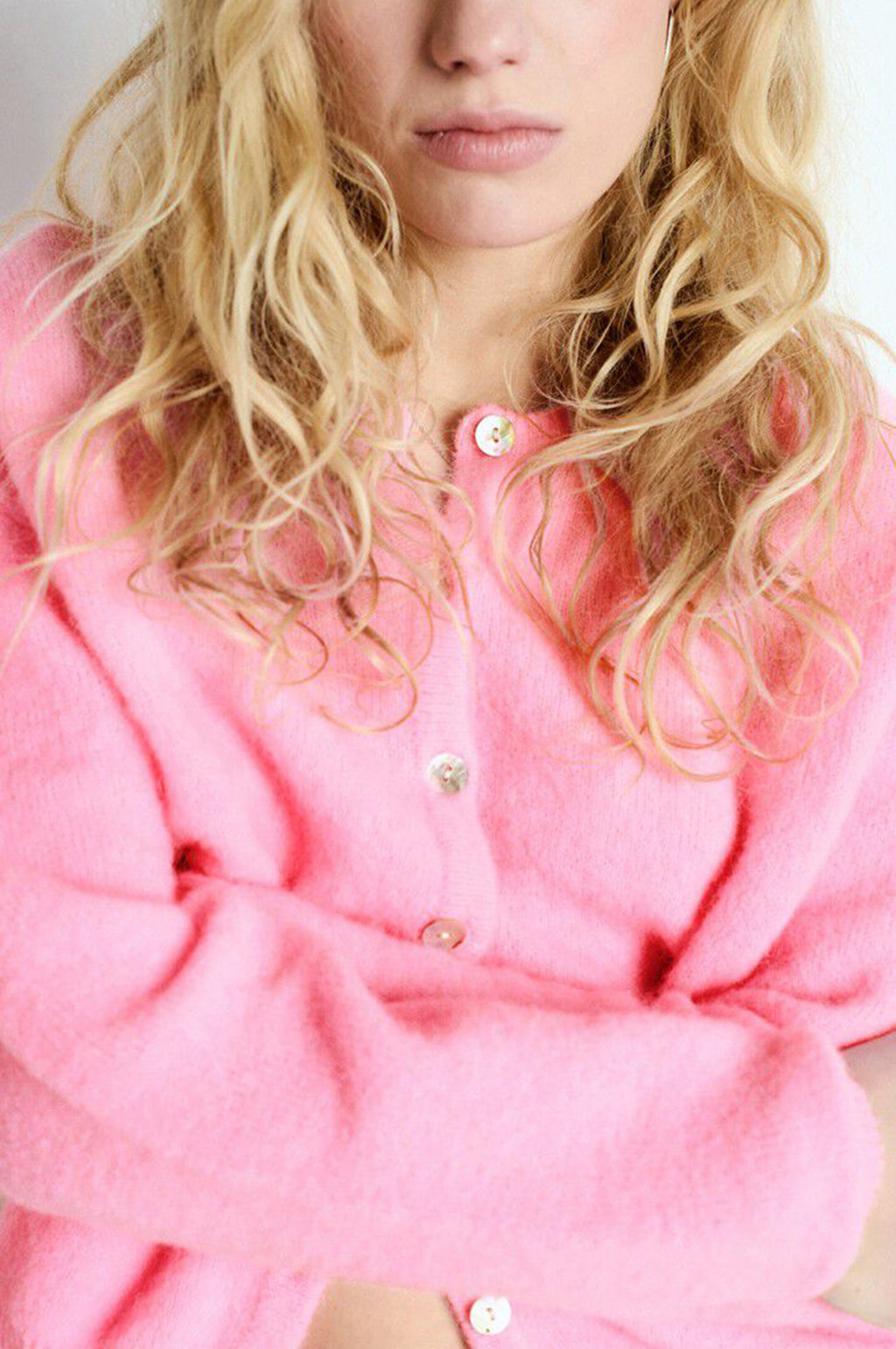 Vitow Cardigan Rose Chine