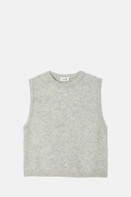 Vitow Knit Vest Gris Clair Chine