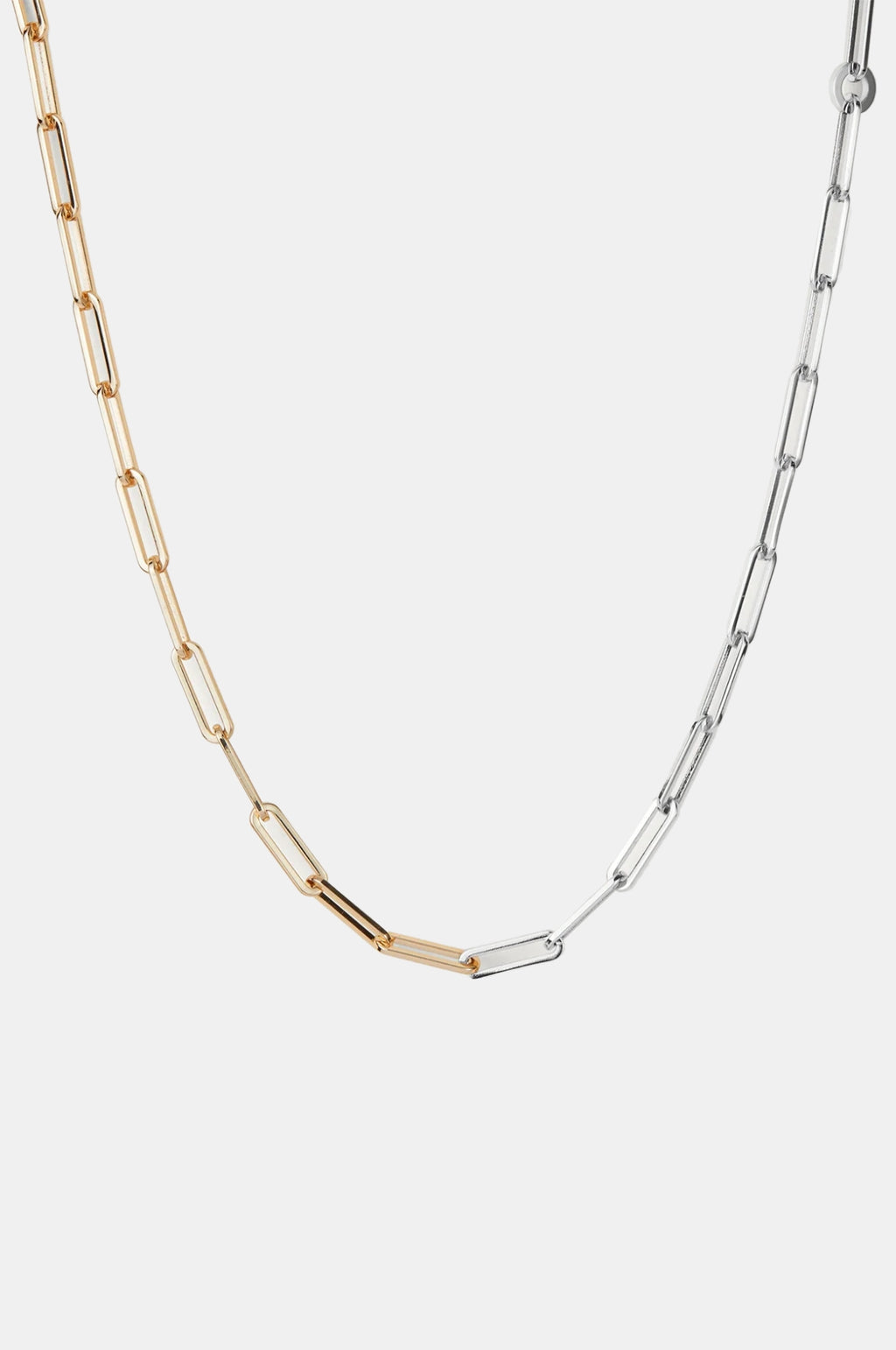 Jenny Bird Andi Slim Two-Tone Chain Necklace.