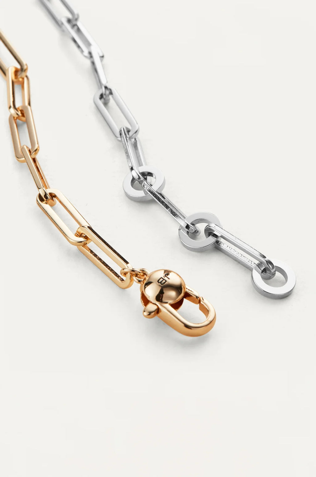 Andi Slim Two-Tone Chain Necklace