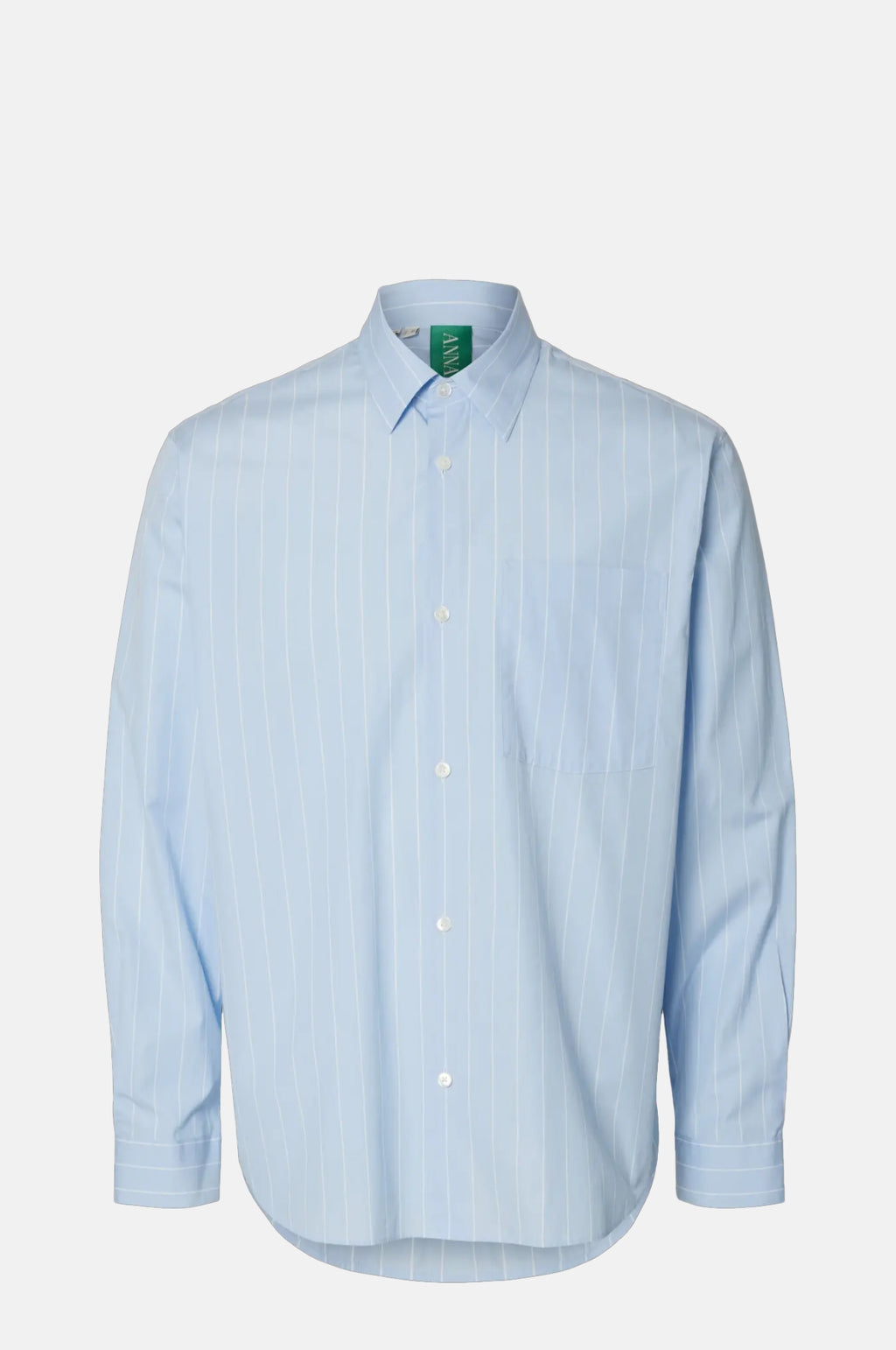 Annarr Anraslund Classic Stripe LS Shirt Cashmere Blue.