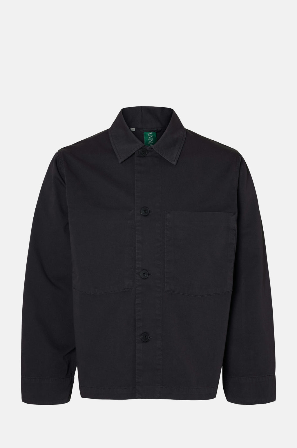 Annarr Anrharki Gmt Dyed Overshirt Phantom.
