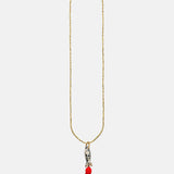 Anni Lu Dalmation Tassel Fishy Necklace.