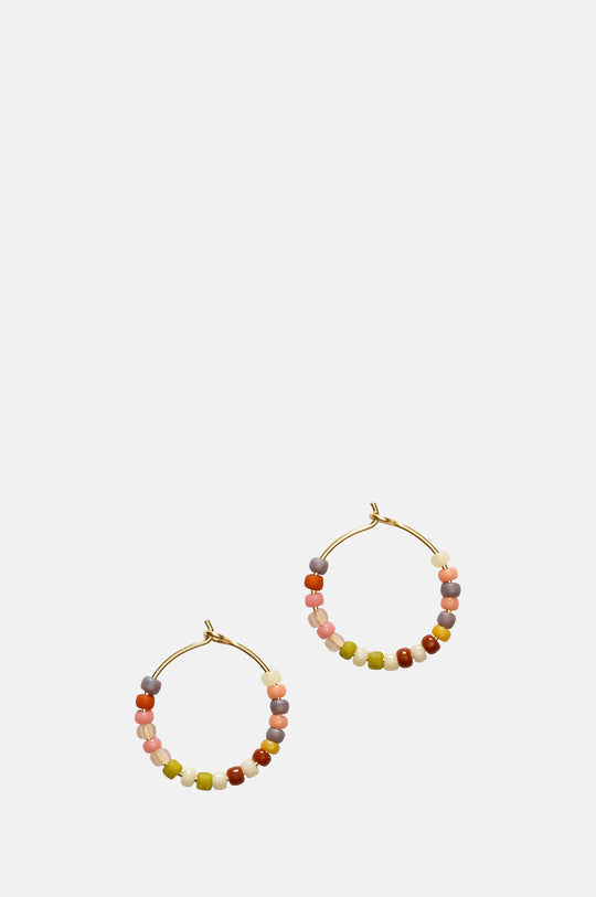 Echo Beach Gold Hoop Earrings