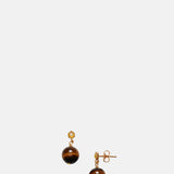 Anni Lu Eye of the Tiger Ball Earrings.
