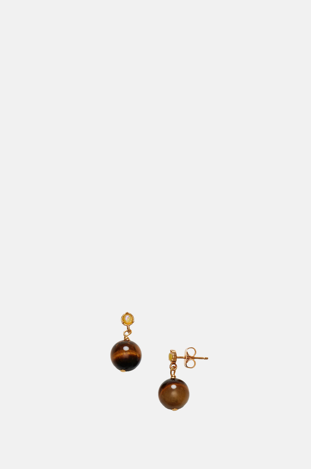 Anni Lu Eye of the Tiger Ball Earrings.