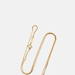 Anni Lu Gold Box Chain Necklace 42cm.