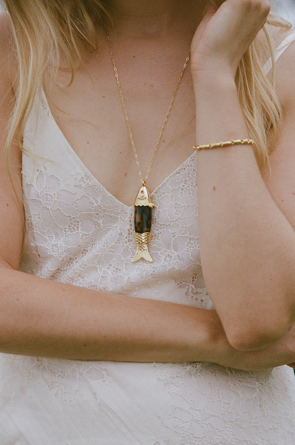 Gold Fishy Bracelet