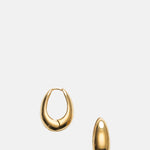 Anni Lu Golden Curve Hoop Earrings Bold.