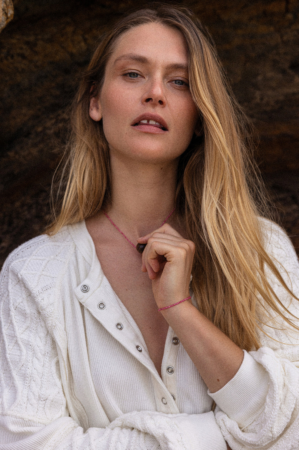 Hibiscus Soda Pink Mood Bracelet