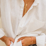 Hippie Fish Gold Necklace