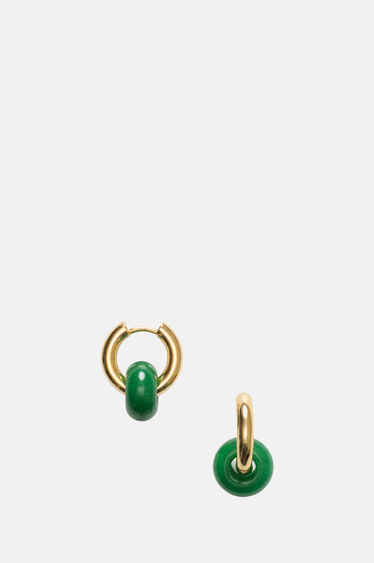 Jungle Fever Glazed Donut Hoop Earrings