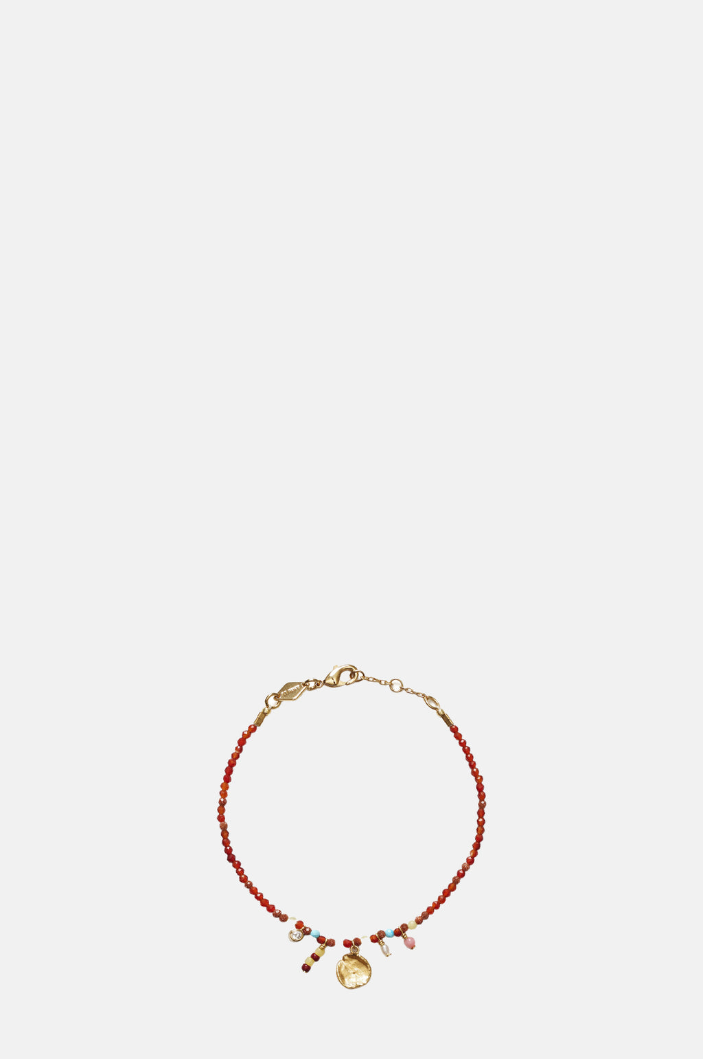 Anni Lu Maroon Harmony Gold Bracelet.