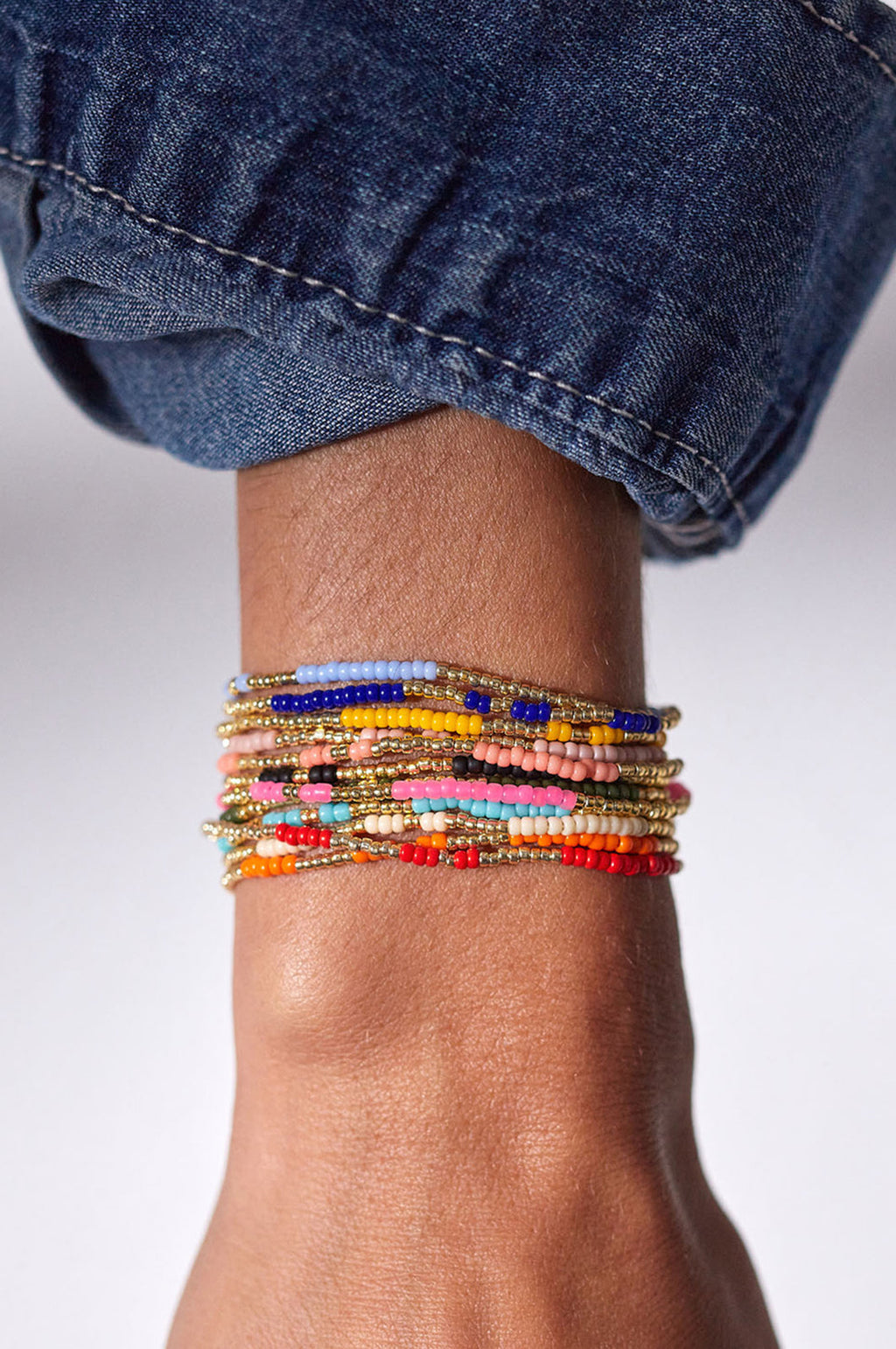 Navy Asymmetric Bracelet