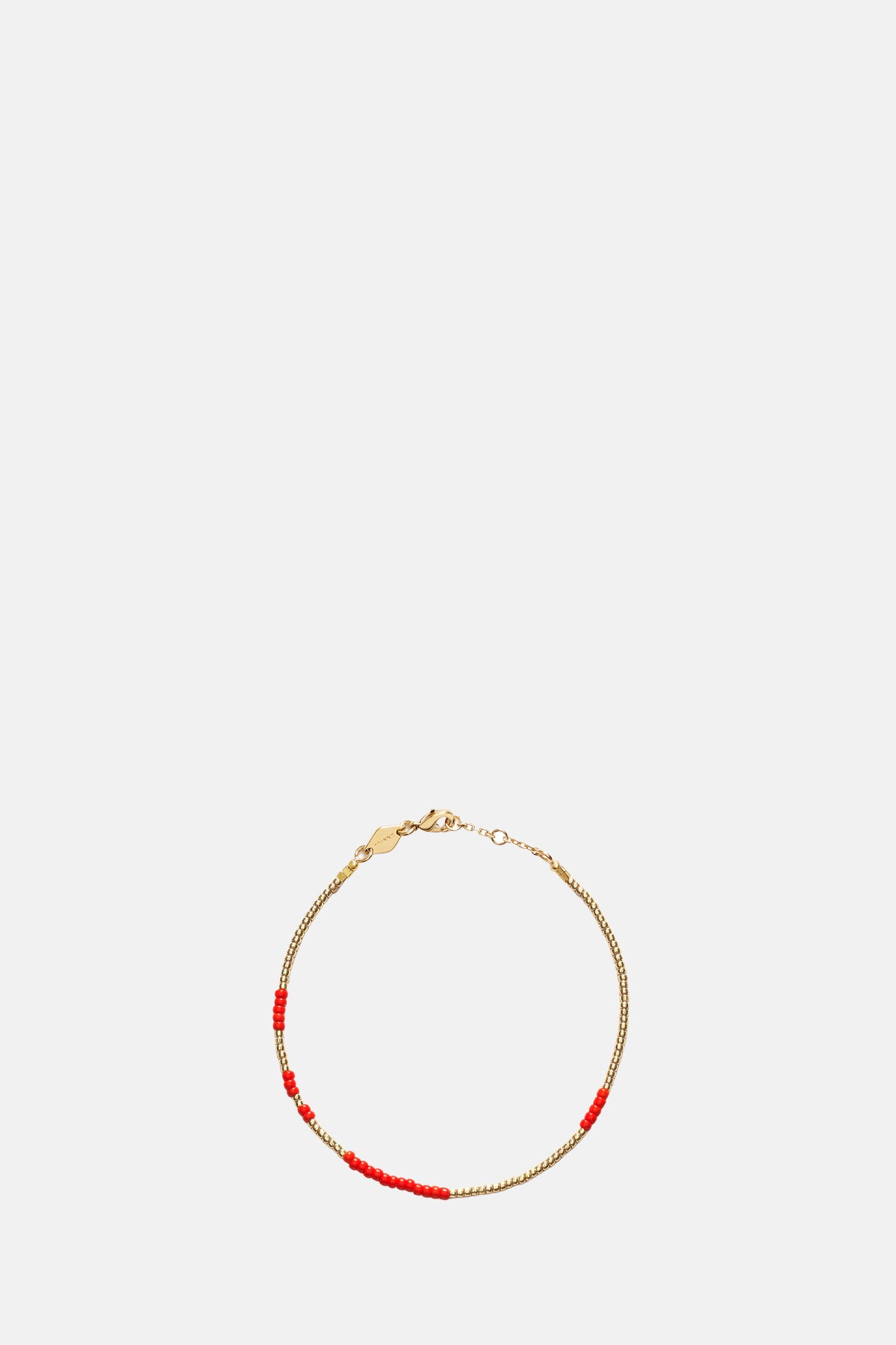 Anni Lu Red Asymmetric Bracelet.