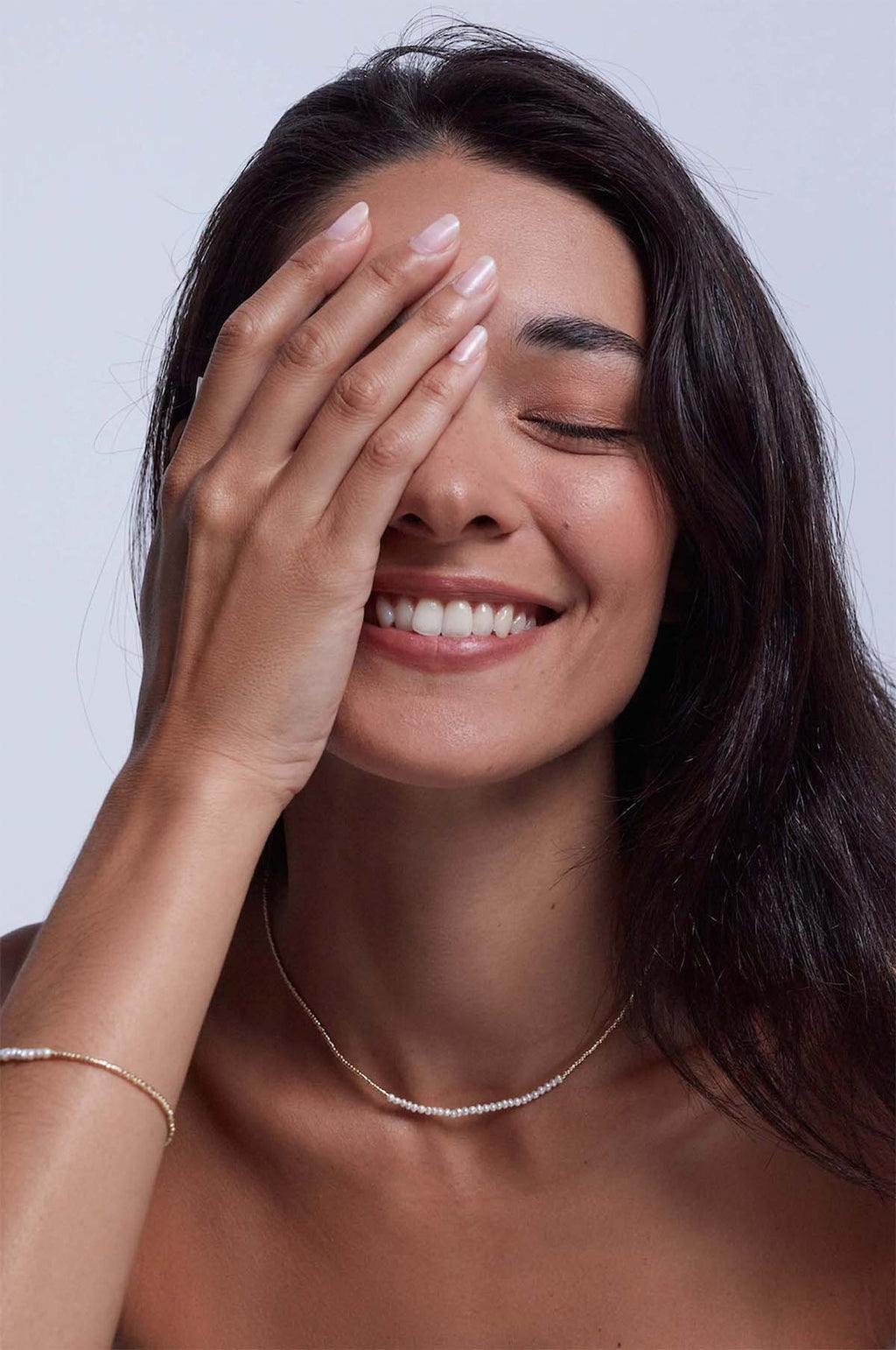 Slim Pearly Gold Bracelet