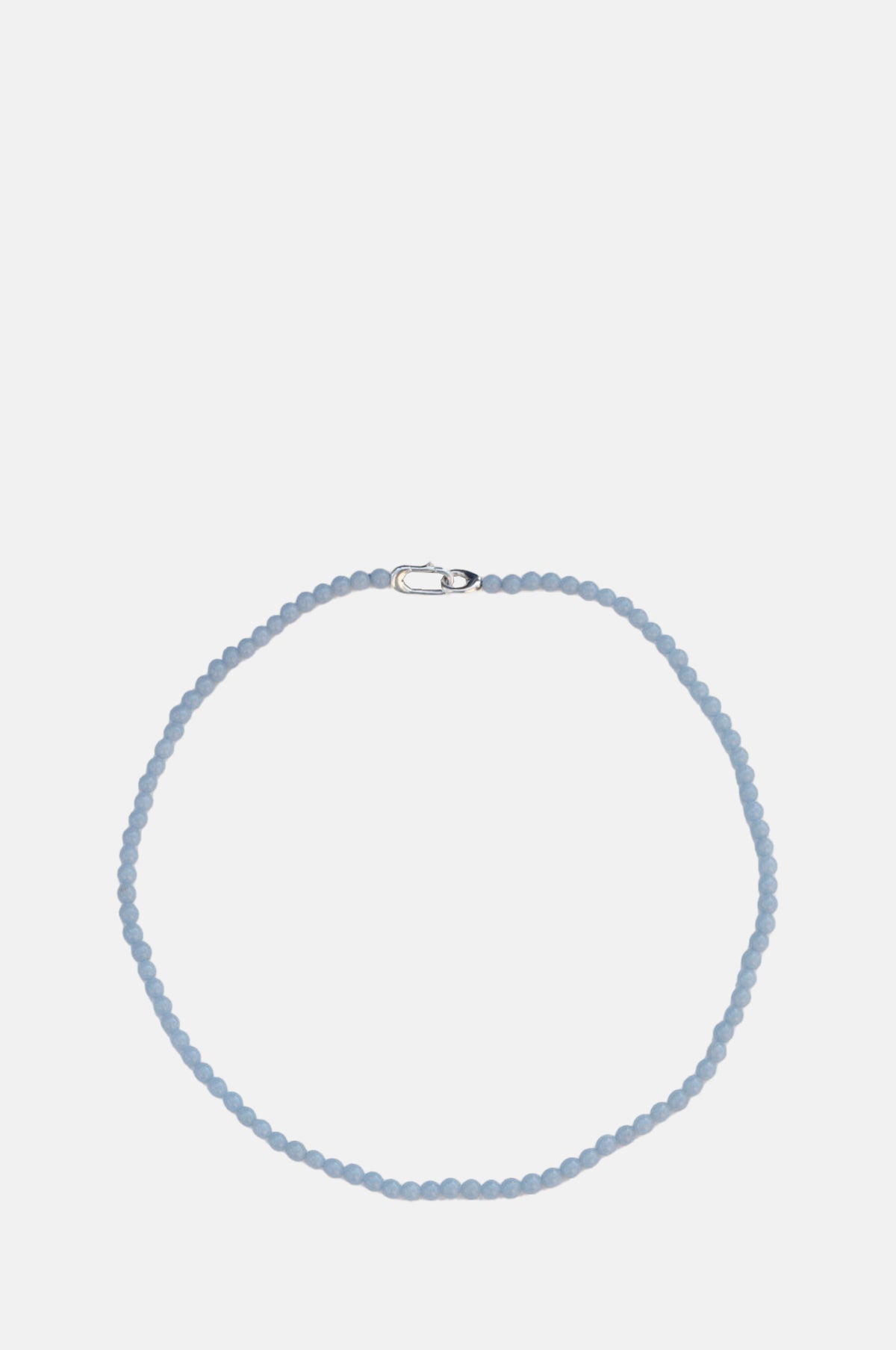 Annika Inez Angelite Beaded Collar Necklace.