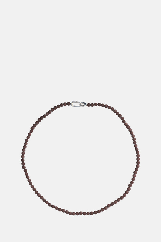 Garnet Beaded Collar Necklace