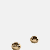 Annika Inez Large Cigar Band Hoops Gold.