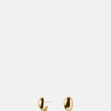 Annika Inez Petite Spoon Earrings Gold.